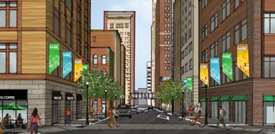 Rendering of Wood Street Project 2010
