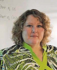 Pictured is Associate Accounting Professor Cheryl Clark, C.P.A., M.B.A.