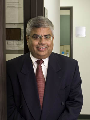 Pictured is Archish Maharaja, Ed.D., assistant professor of business management. | Photo by Martha Rial