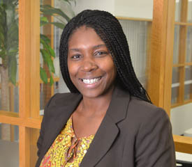 Pictured is organizational leadership alumna and executive director of ACH Clear Pathways, Tyian Battle. | Photo by Jim Judkis