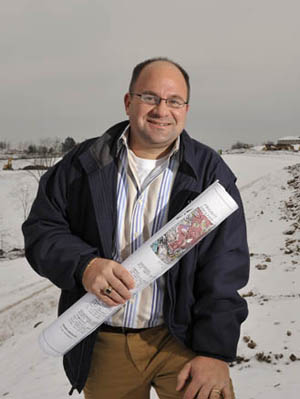 Pictured is civil engineering technology and engineering management alum John Frydrych.