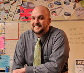 Pictured is secondary education English alumnus Gary Smith.