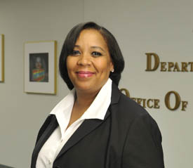 Pictured is psychology alumna Dr. Marcia Sturdivant.