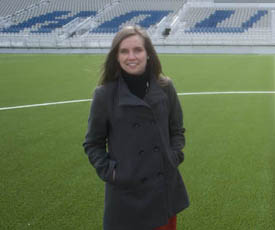 Pictured is School of Communication alumna Angela Nelson.