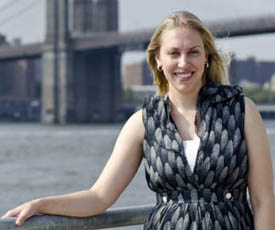 Pictured is School of Communication alumna Kate Santichen.