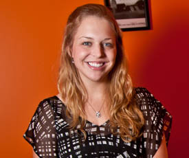Pictured is School of Communication alumna Kristina Martin.