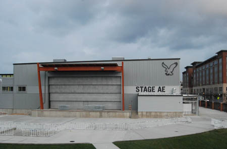 An exterior photo of the Stage AE performance venue on Pittsburgh's North Shore. | Photo courtesy of Stage AE.