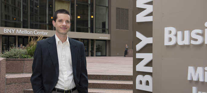 Pictured is Dan Komara, Vice President, Associate Service Director for BNY Mellon. | Photo by Chris Rolinson