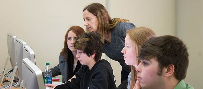 The School of Communication hosted the fall 2014 High School Media Day on Nov. 14. Photo | Victoria A. Mikula