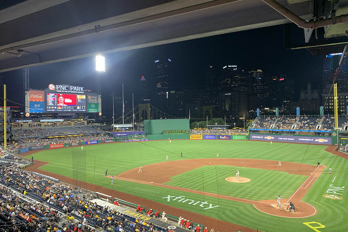 A photo of PNC Park during the Pirates vs. Cardinals game. Photo | Bernie Ankney
