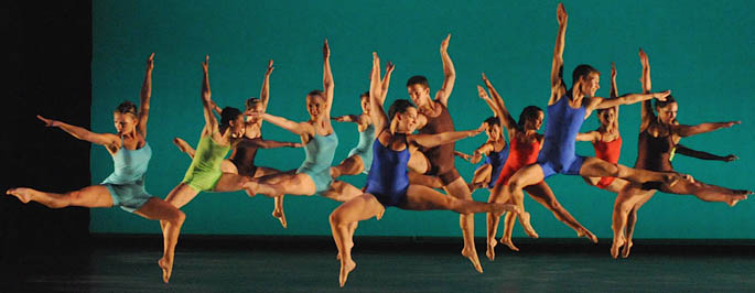 Students perform in the 2010 Student Choreography Project. | Photo by Drew Yenchak