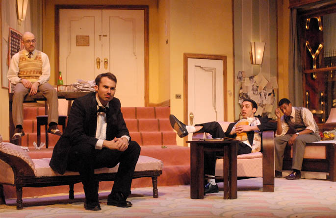 A scene from the Conservatory Theatre production of Room Service. | Photo by Drew Yenchak
