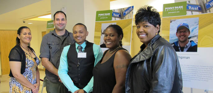 Point Park University welcomed new graduate students on Sept. 11 for a reception in West Penn Hall. Photo | Gina Puppo