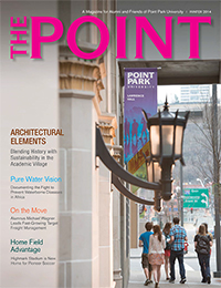 This is an image of The Point winter 2014 cover photo. Photo by Martha Rial.