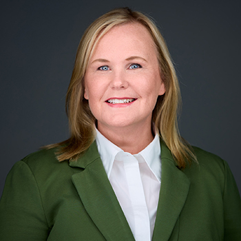 Studio portrait of Shari Payne