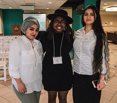 Pictured are graduate students presenting at the 2019 conference. Photo by Emma Federkeil