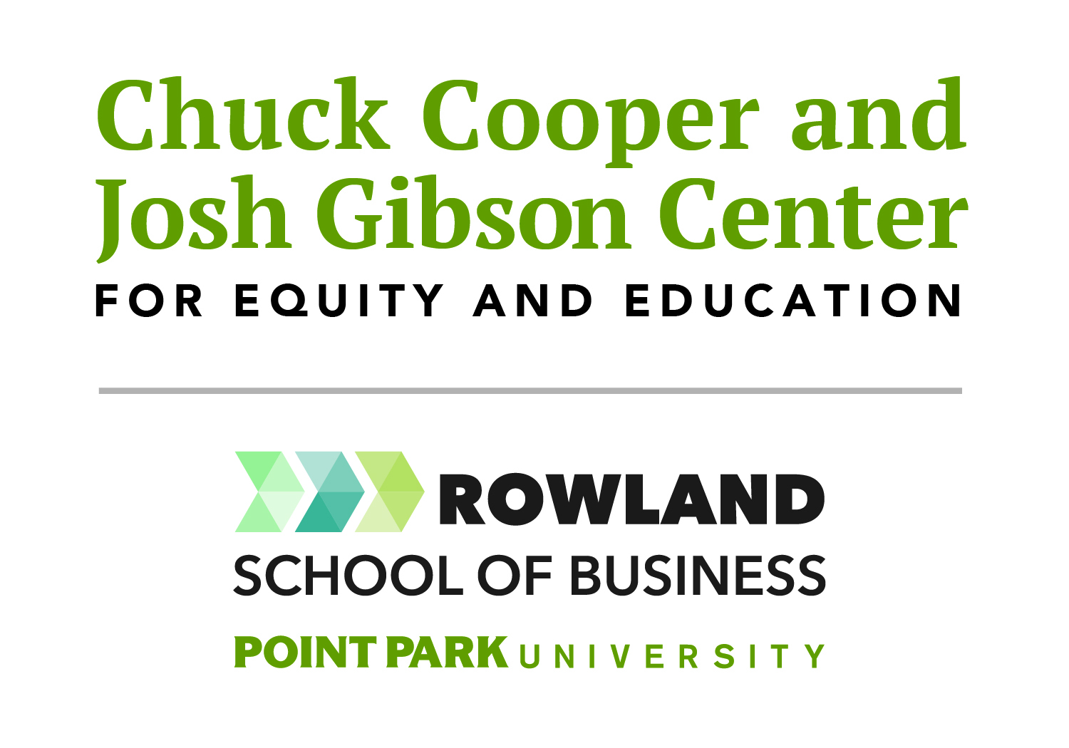 Pictured is the Chuck Cooper and Josh Gibson Center for Equity and Education logo. File photo.