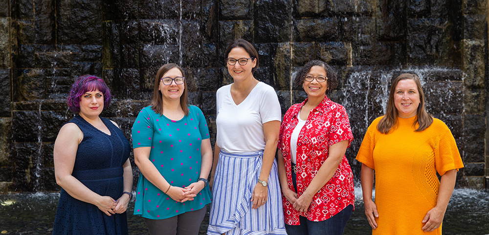 Ph.D. in Community Engagement low-residency cohort two students. Photo by Randall Coleman.