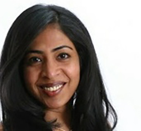 Pictured is MBA alumna Trupti Tamore.