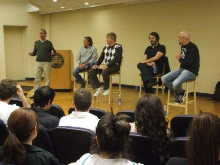 SAEM students meet with a panel of Pittsburgh music and venue professionals