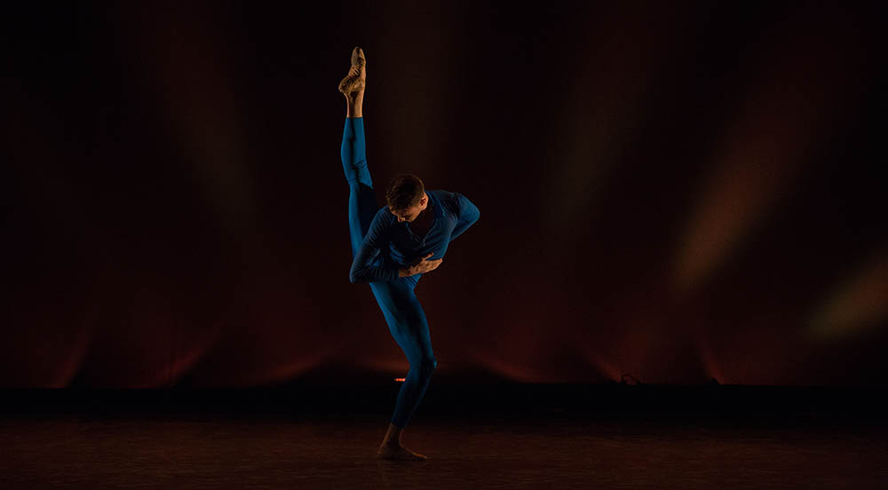 Pictured is dance major John DeNeff.