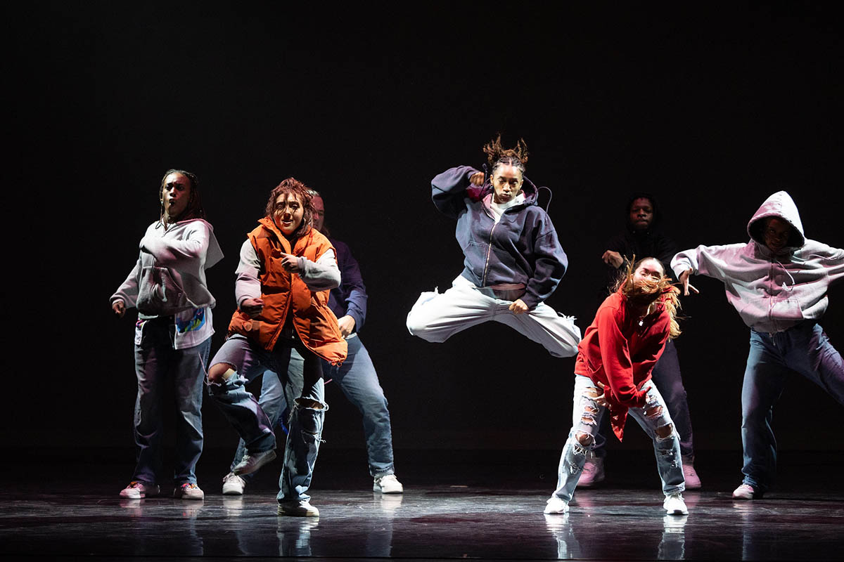 School of Dance students perform "Can't Stop, Won't Stop" for the Fall Dance Concert.