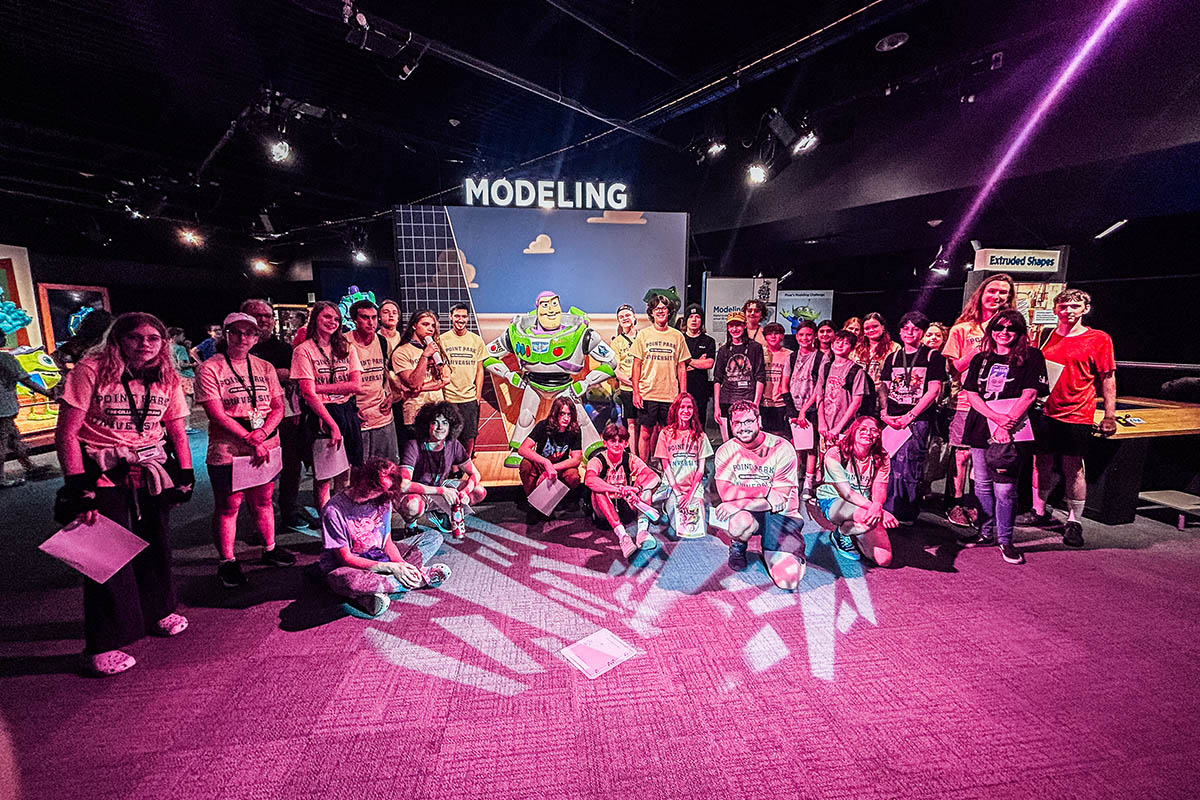 Students visited The Science of Pixar exhibit at the Carnegie Science Center. Photo | Ethan Stoner