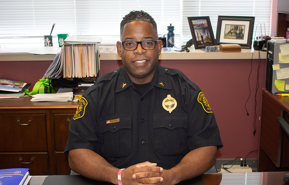 Pictured is criminal justice administration alumnus Eric Holmes. Photo by Brandy Richey