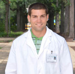 Pictured is psychology student and Allegheny General Hospital intern, Robert Novia. | Photo by Connor Mulvaney