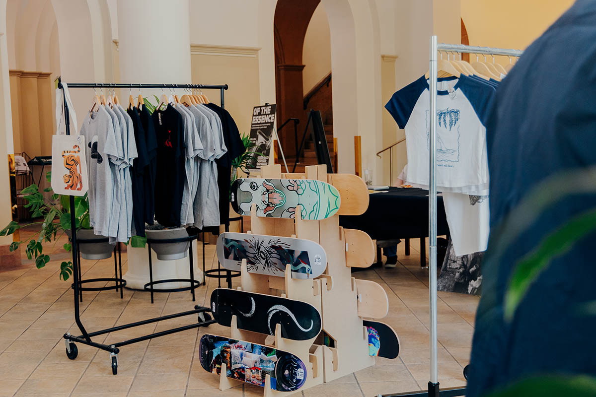 Of the Essence: A senior showcase and art market exploring the dimensionality of graphic design.