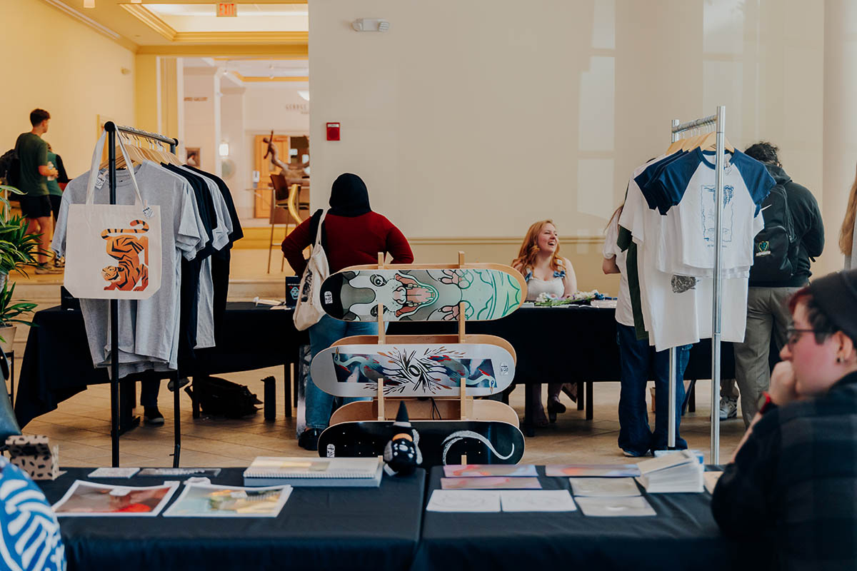 Of the Essence: A senior showcase and art market exploring the dimensionality of graphic design.