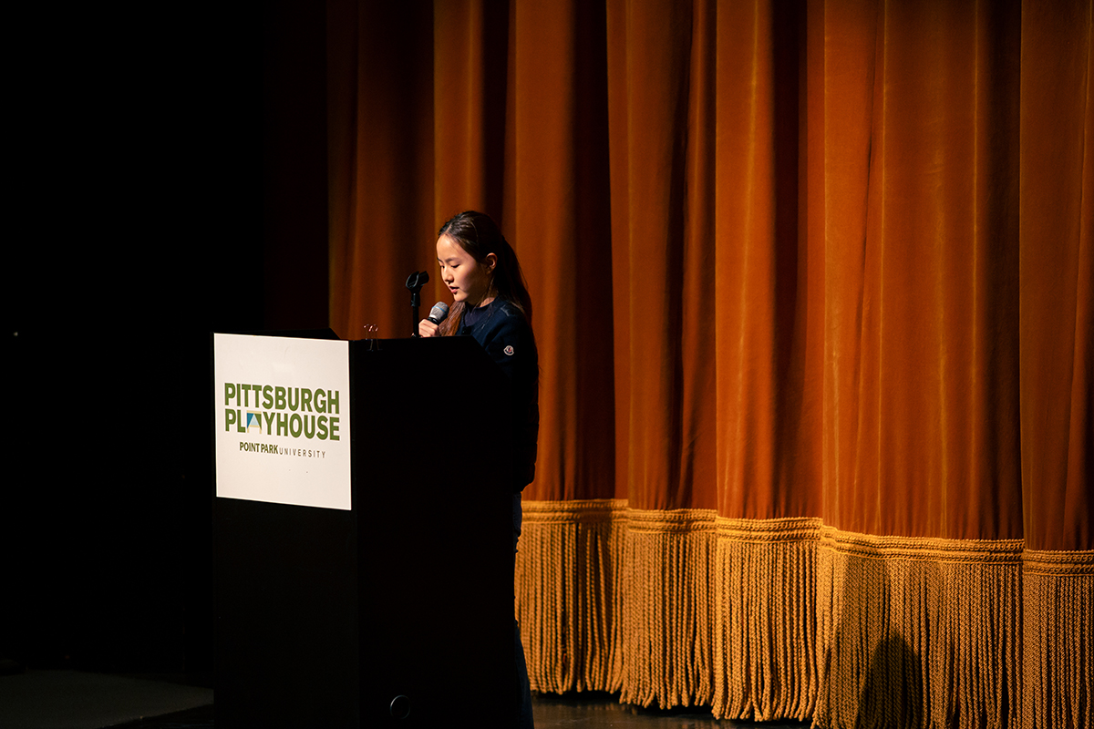 Pictured is Kate Jeon, American Voice nominee. Photo by Ethan Stoner.