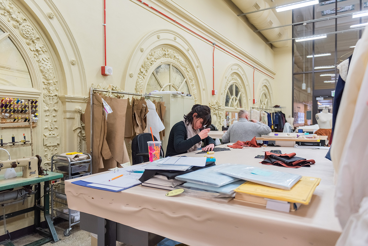 The costume studio in the Pittsburgh Playhouse. Photo | Nick Koehler