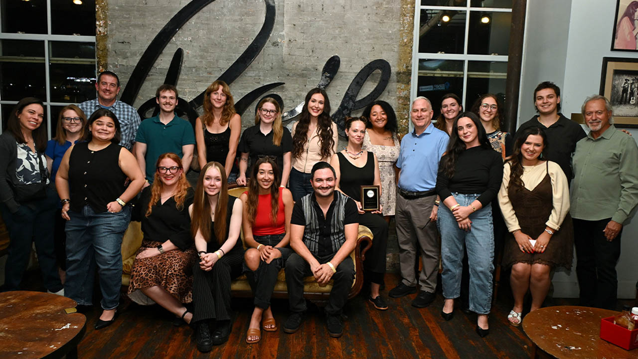 Point Park students and faculty at the 2026 IEBA conference in Nashville.