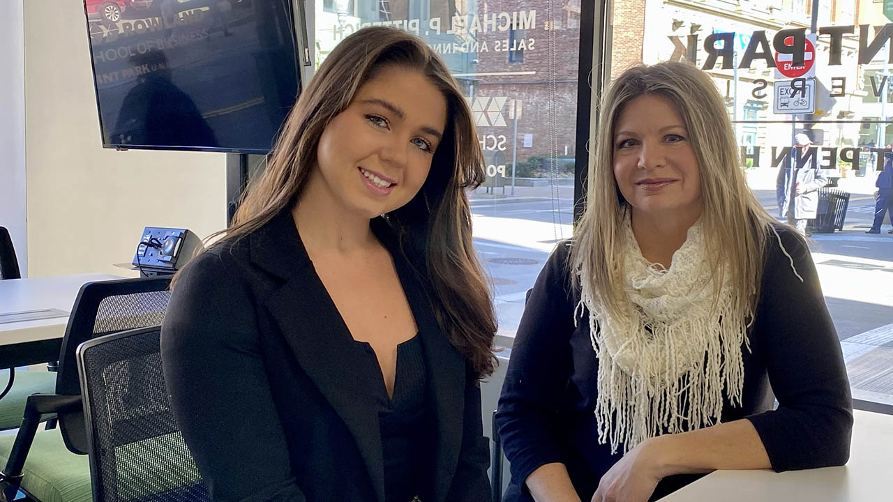 Pictured are Morgan Smith and Dorene Ciletti.