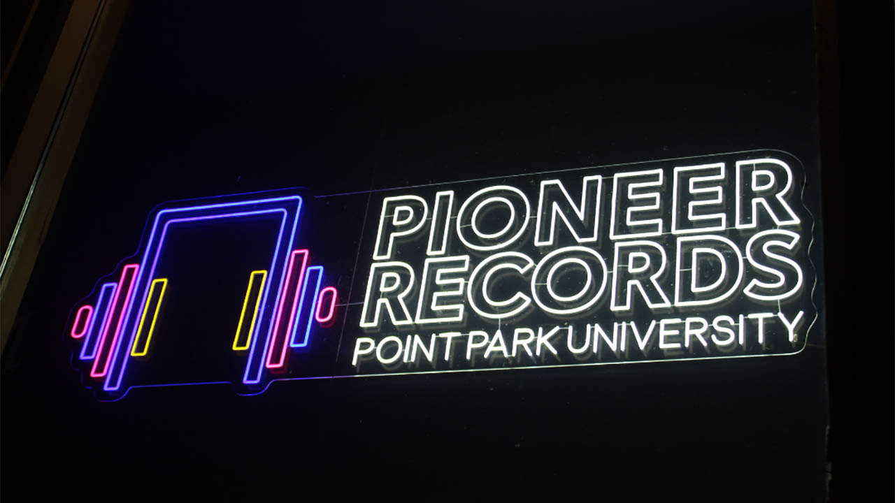 The Pioneer Records logo. 