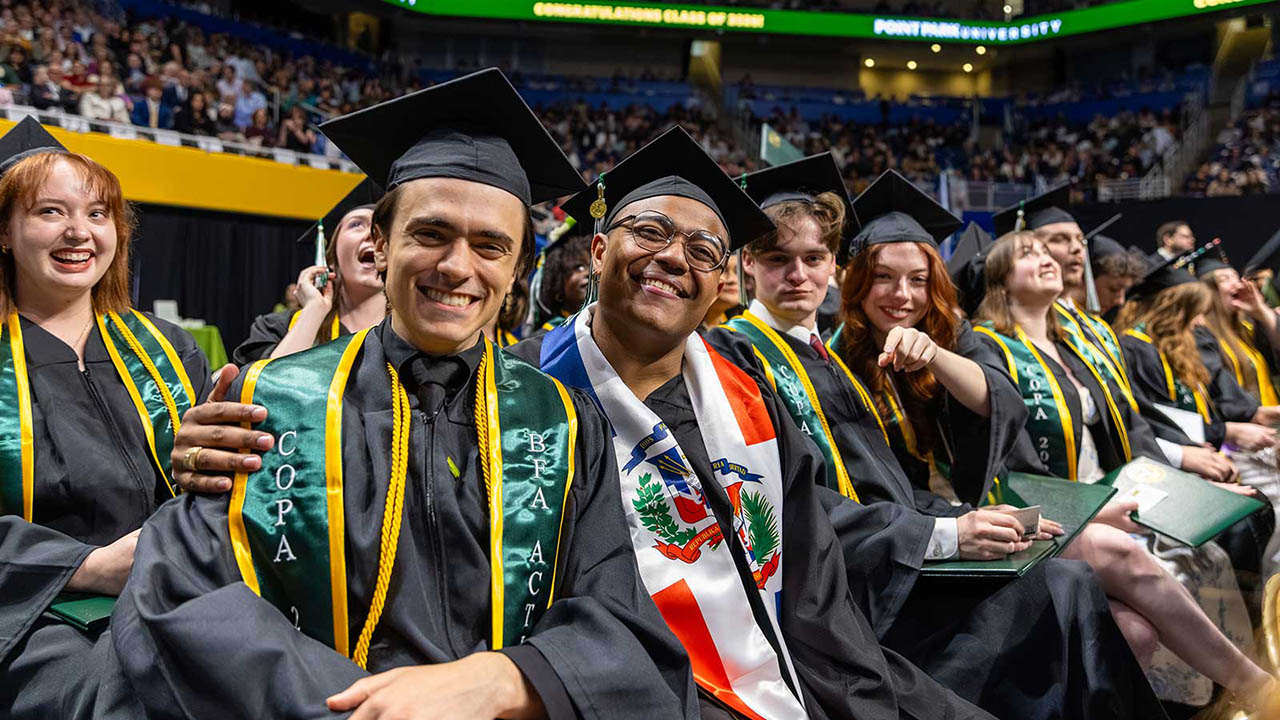 2026 graduates at Commencement. 