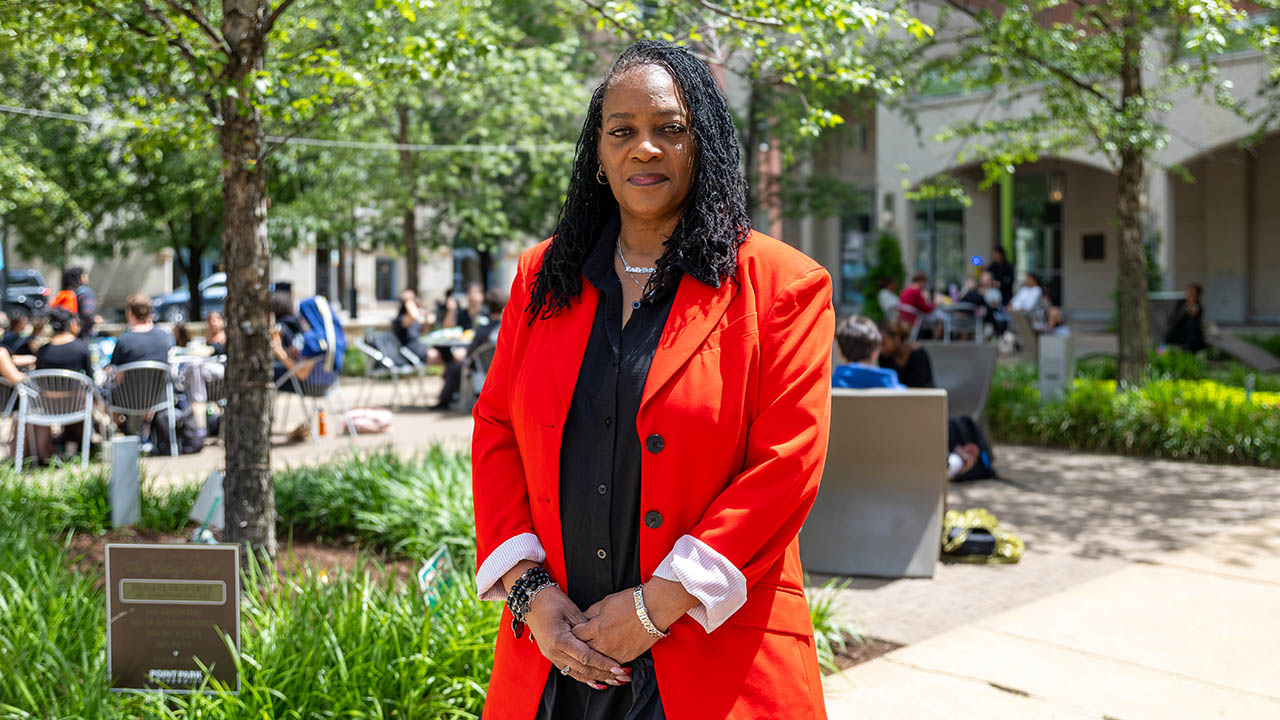 Pictured is LaWana Butler '19.