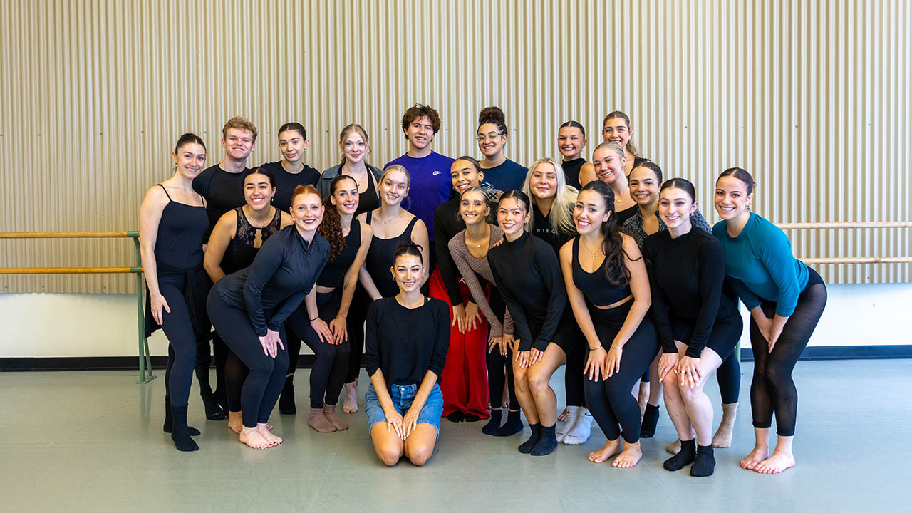 Pictured is Meghan Manning with School of Dance students. Photo | Paul Koontz