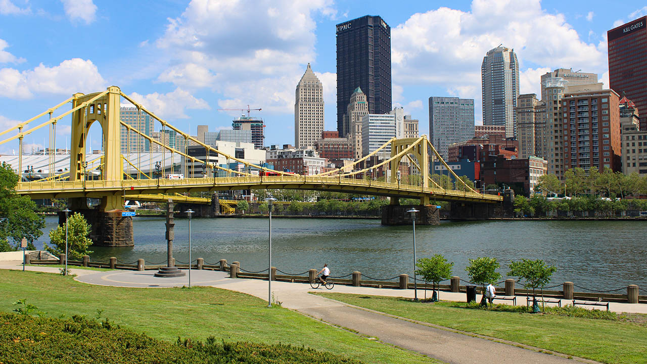 A photo of Downtown Pittsburgh from the North Shore. Photo | Nadia Jones