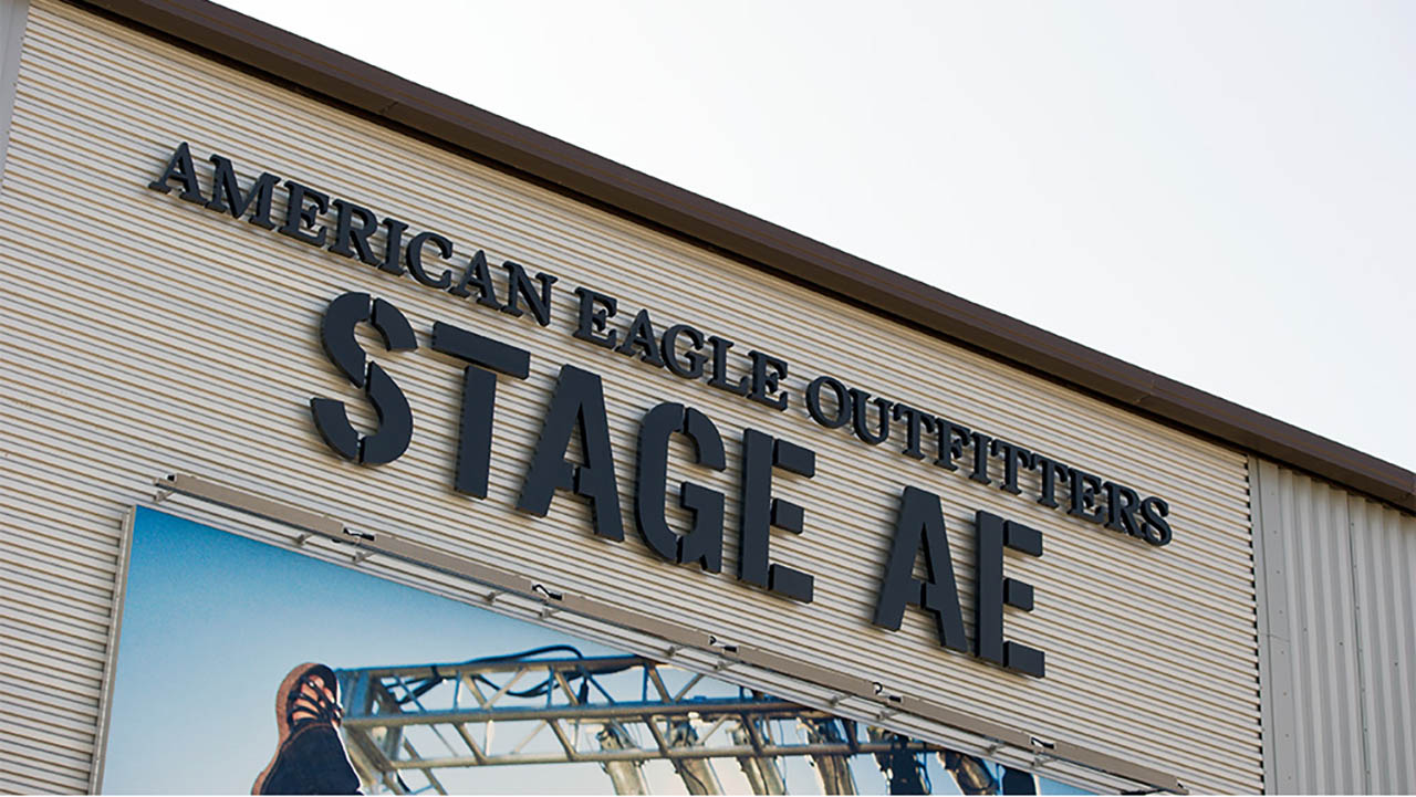 An exterior image of Stage AE. 