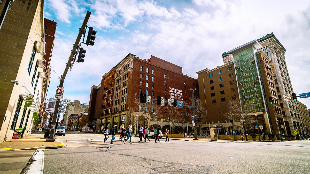 A photo of campus by Nathaniel Holzer.