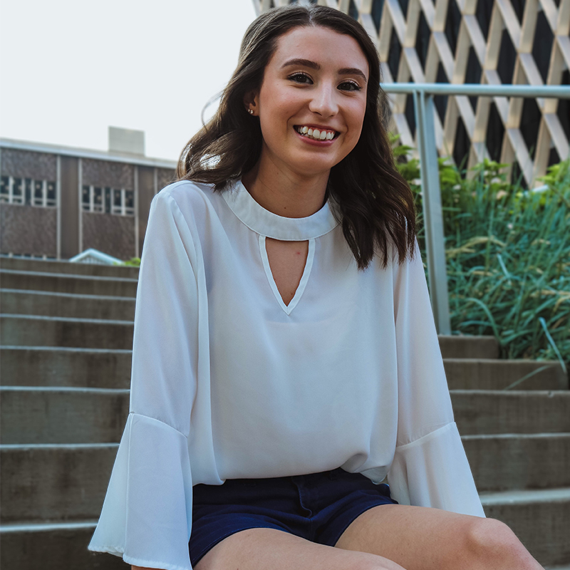 Pictured is Brittany Arp, Political Science and Legal Studies Double Major