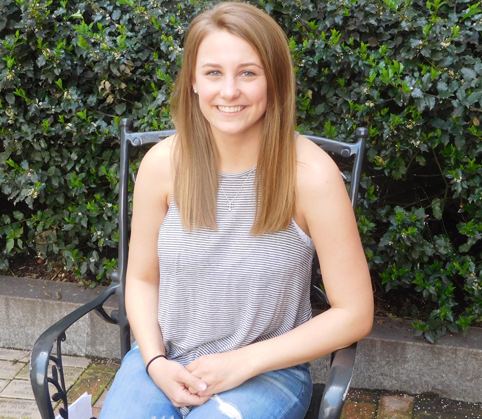 Pictured is Katie Malone, Human Resource Management major. | Photo by Brittany Bishop