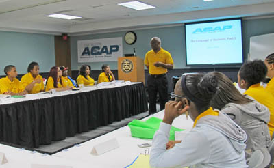 Pictured is Professor Ed Scott with the students of ACAP 2013. | Photo by Connor Mulvaney