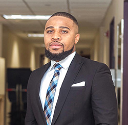 Pictured is M.S. in engineering management alumnus Emediong Festus.