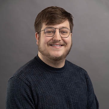 Pictured is Tanner Knapp, Pittsburgh Downtown Media Hub coordinator.