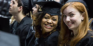 Pictured are students at Point Park's commencement ceremony. | Photo by John Altdorfer