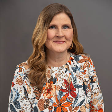 Pictured is Heather Starr Fiedler, professor of multimedia.