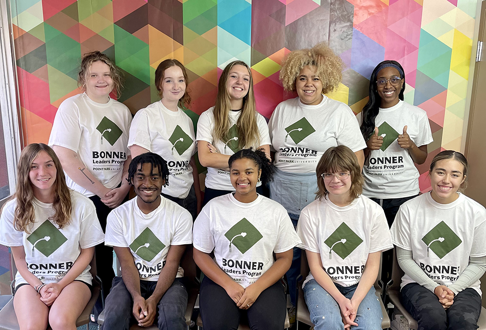 Pictured are the 2022 Point Park University Bonner Leaders. Submitted photo.